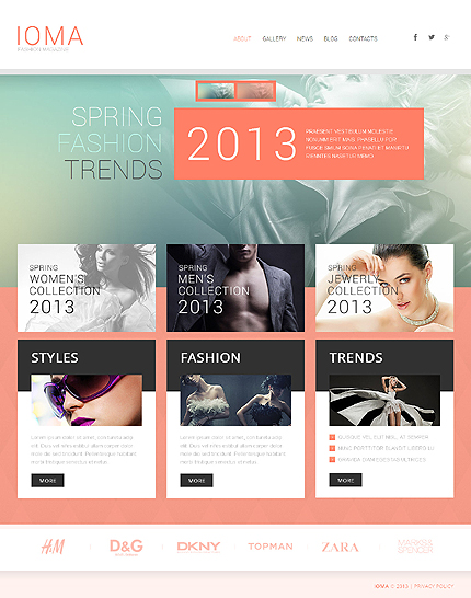 Latest Fashion Trends: Fashion WordPress Design