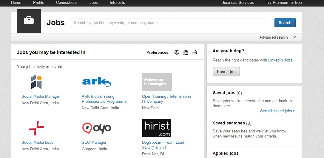 Jobs Home LinkedIn - freelance jobs in india