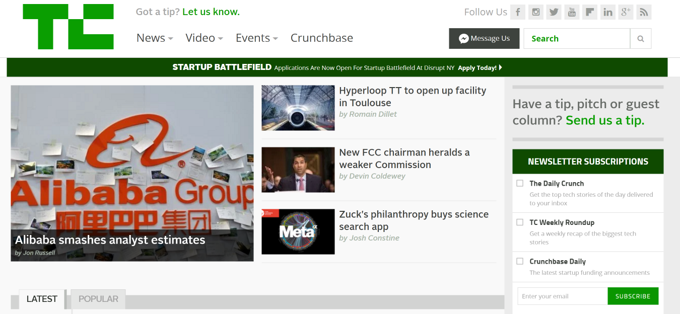 TechCrunch The latest technology news and information on startups