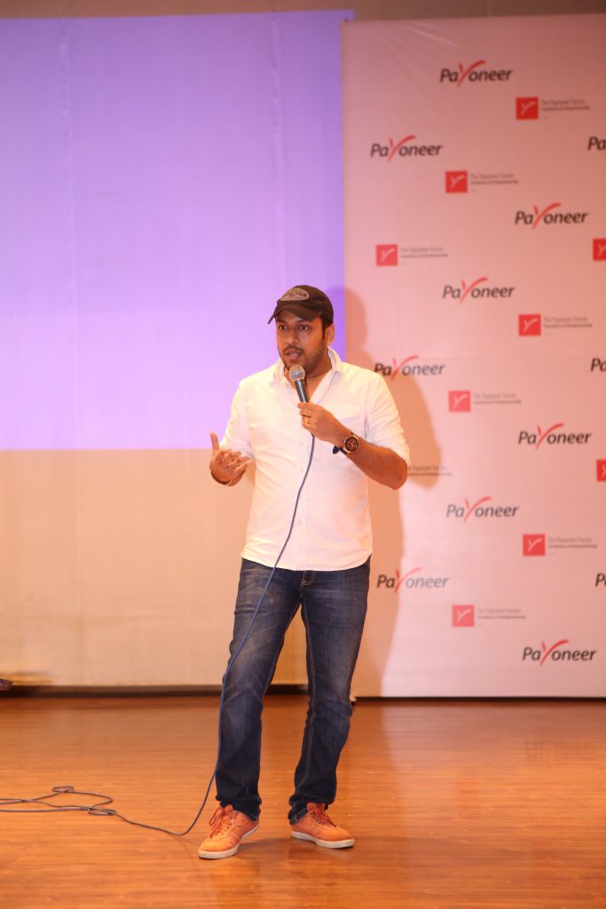 Ankur Agarwal at payoneer forum delhi India