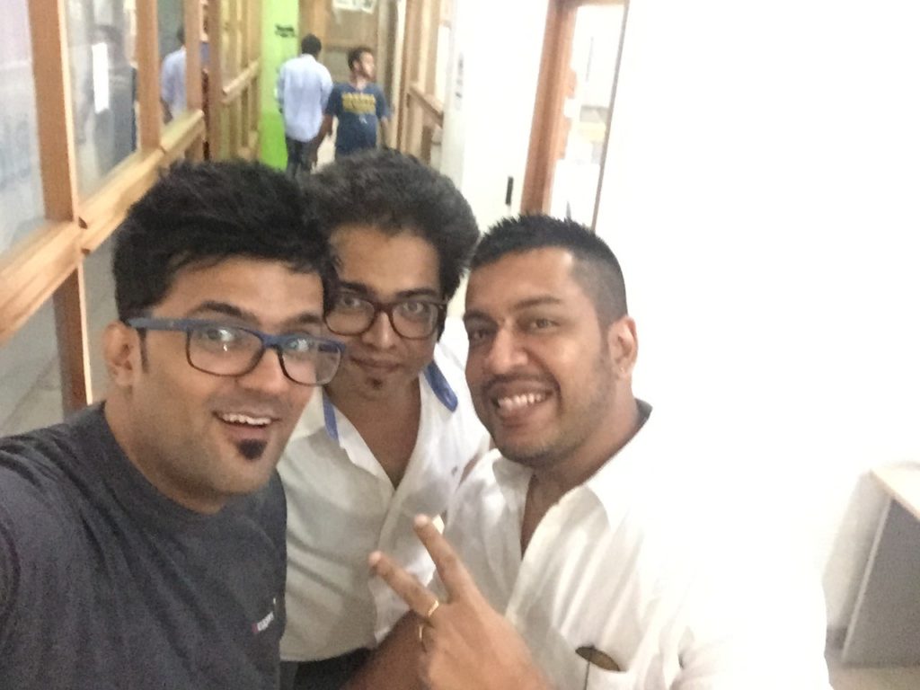 With my buddies rahul  rakesh & ankur agarwal