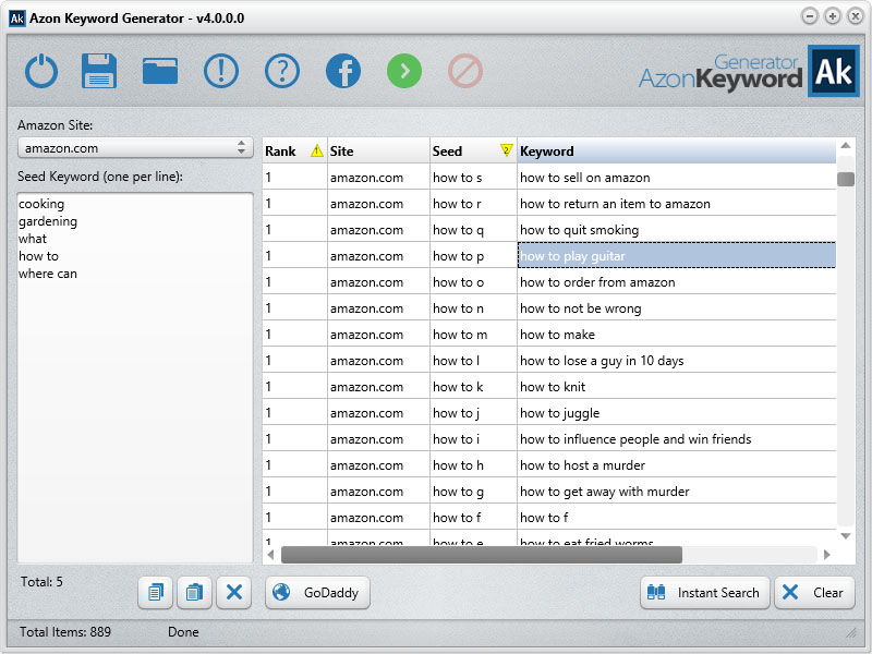 Azon keyword-generator-screenshot