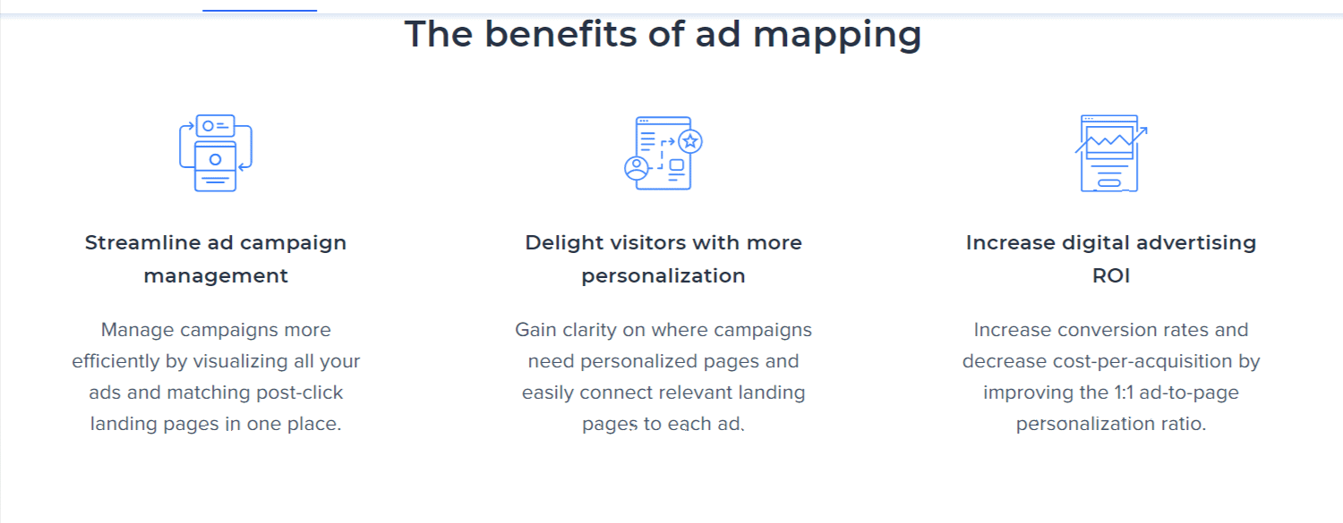 Benefits of Admapping - Instapage Review