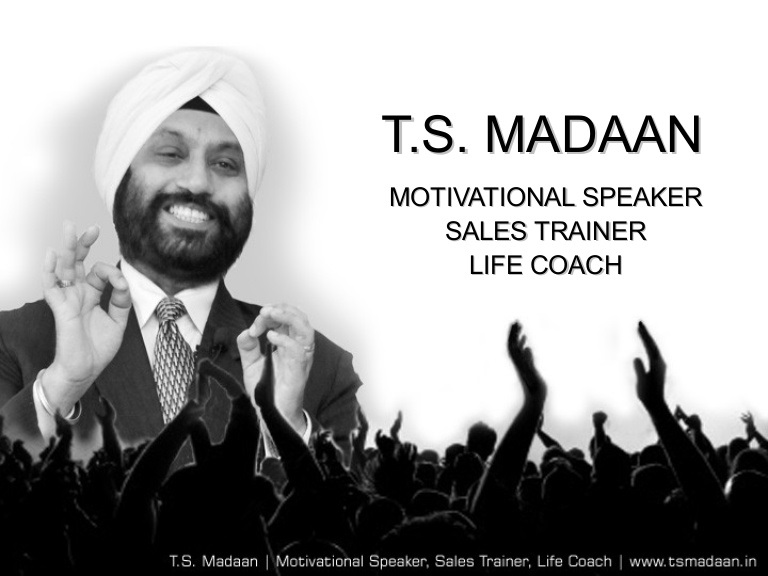 Ts Madaan speaker in India