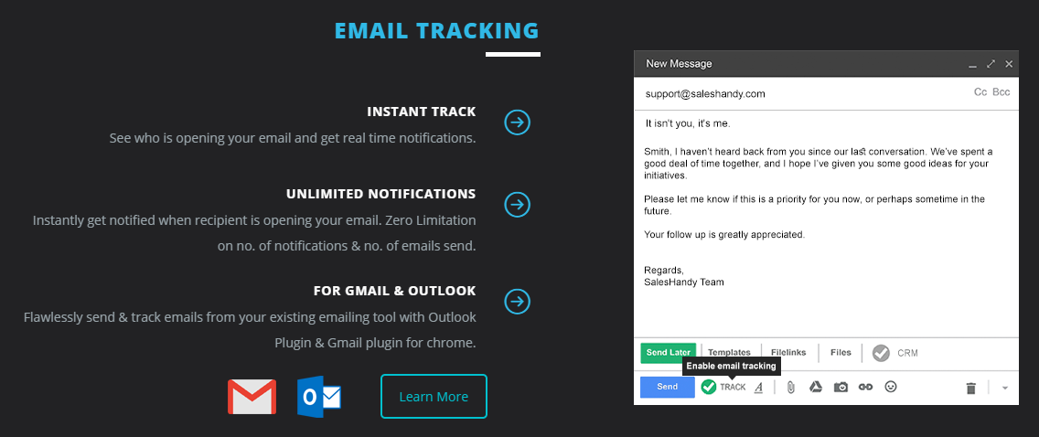 Saleshandy Vs Mailchimp VS Getresponse