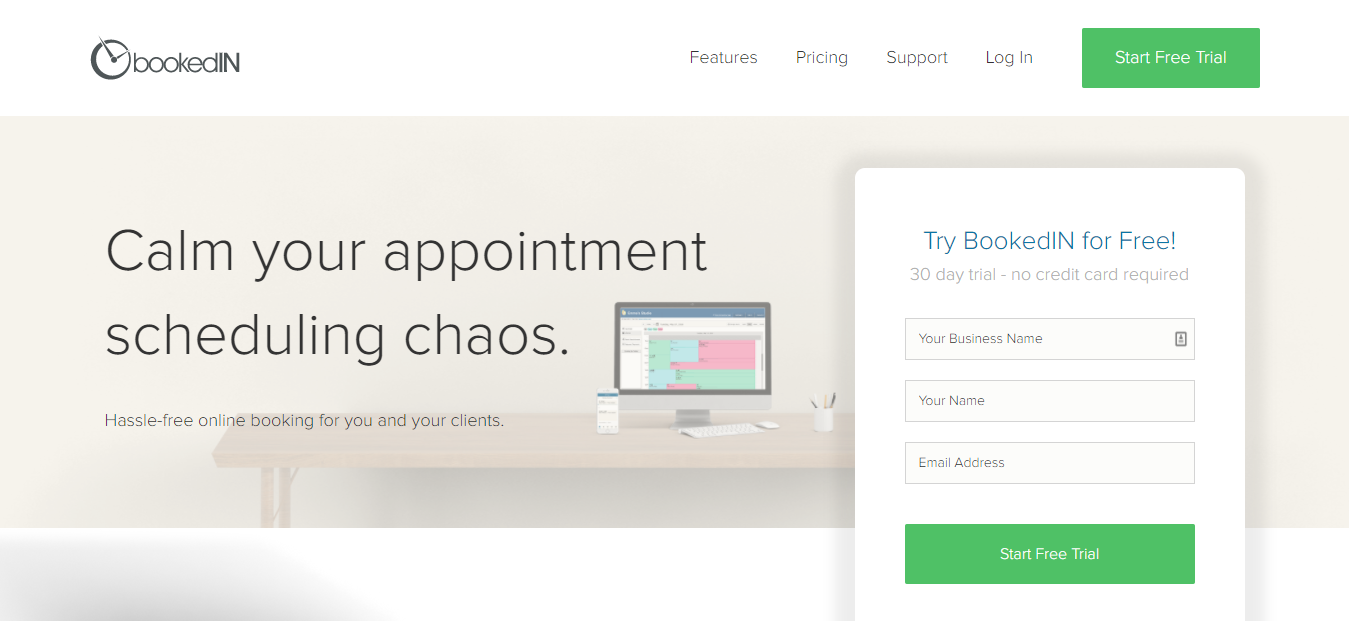 BookedIN - Best Online Appointment Scheduling Software