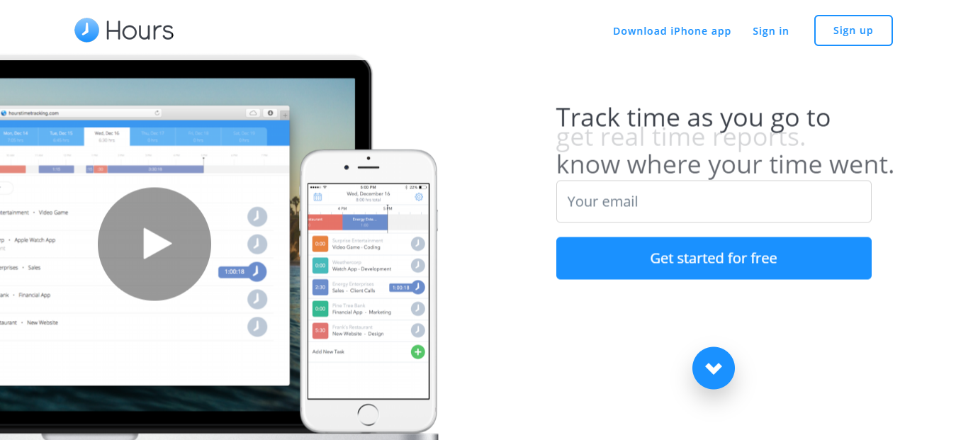 Hours - Time Tracking App Online
