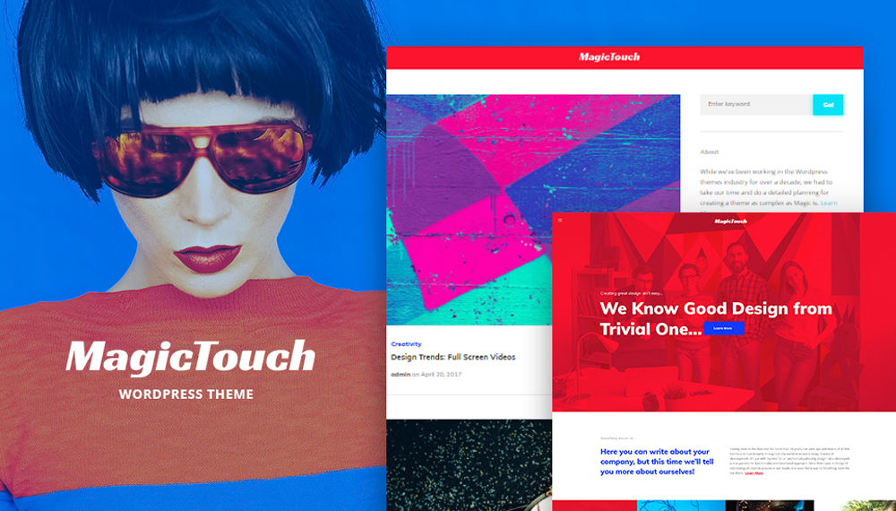 MagicTouch – Web Design Studio Responsive WordPress Theme