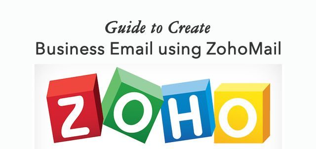 Create business email using ZohoMail