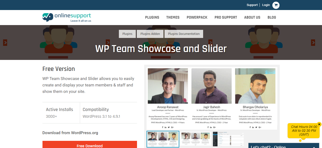WP Team showcase and slider - Team Management WordPress Plugin