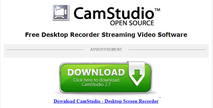 CamStudio- Screen Recording Software
