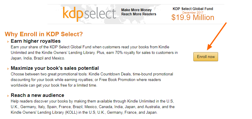 Kindle Direct Publishing- KDP Select