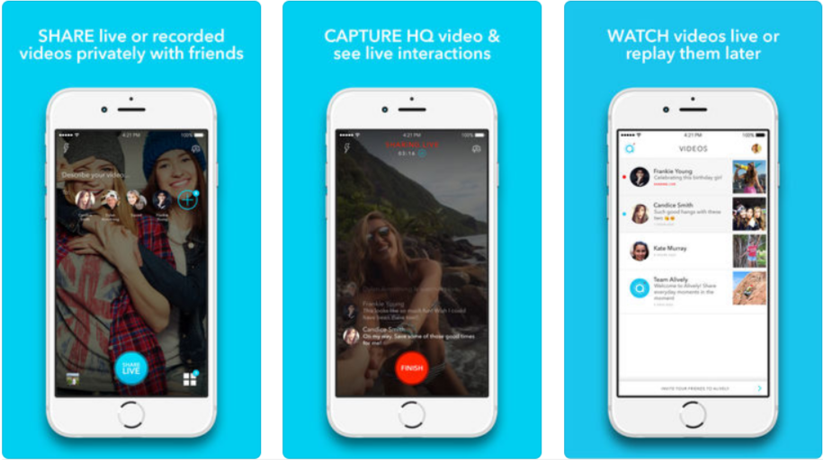 Alively Video Sharing- Live Streaming Apps