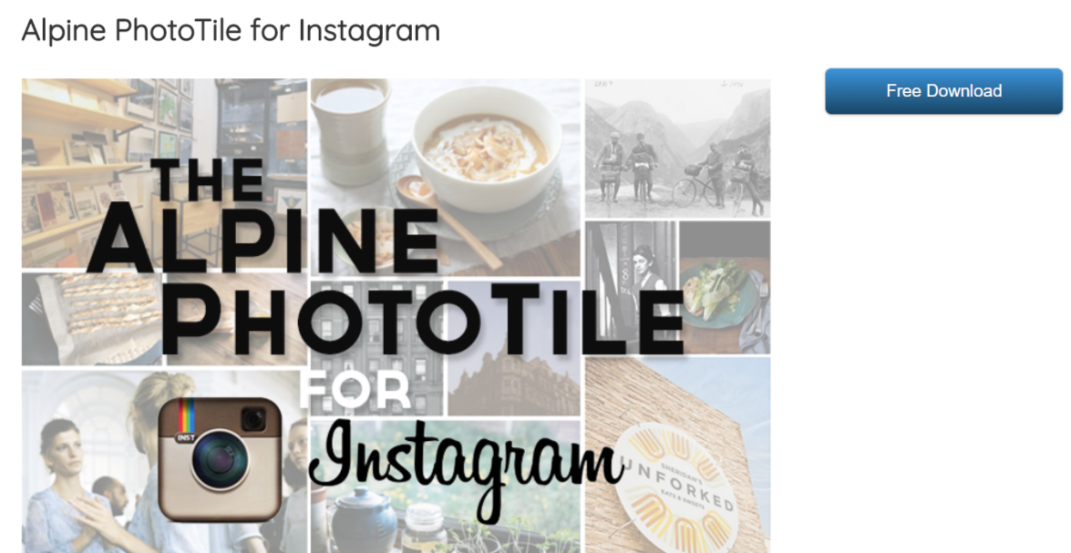 Alpine PhotoTile for Instagram - WordPress Instagram Plugins