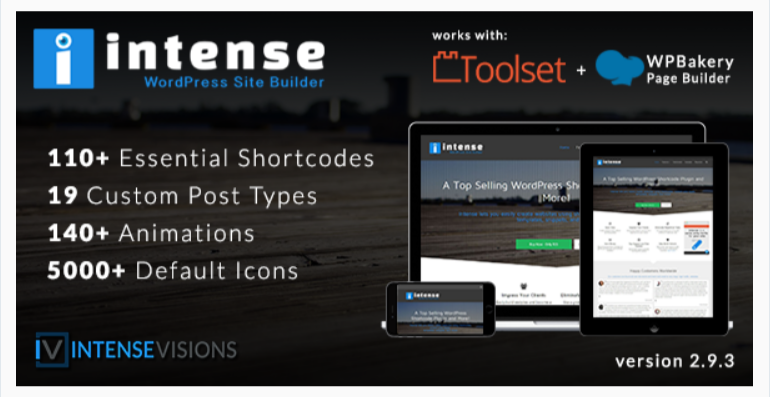 Intense- WordPress Shortcodes Plugins and Site Builder 