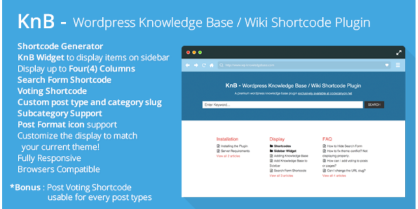KnB- WordPress ShortCode Plugins 