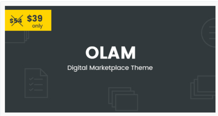 Olam - Marketplace WordPress Themes