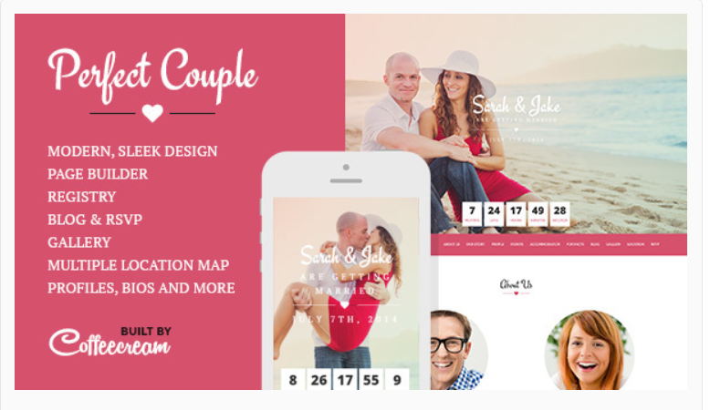 Perfect Couple- WordPress Wedding Themes