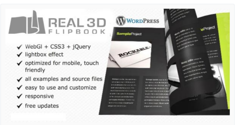 Real3D FlipBook WordPress PDF Viewer Plugins