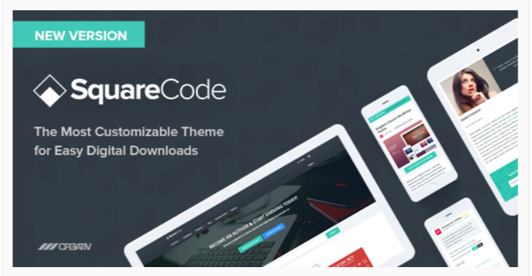 SquareCode - Marketplace WordPress Themes