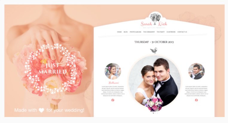 The Wedding Day- WordPress Wedding Themes