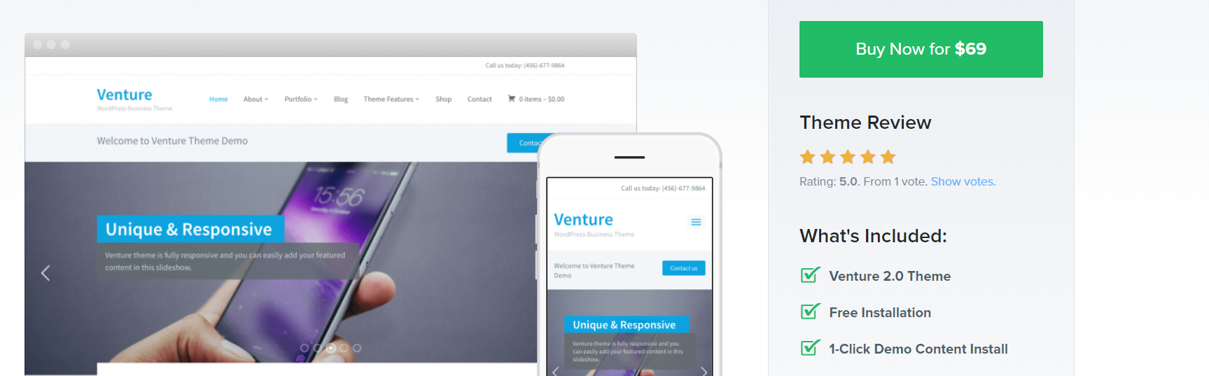 Venture- WordPress Business Themes