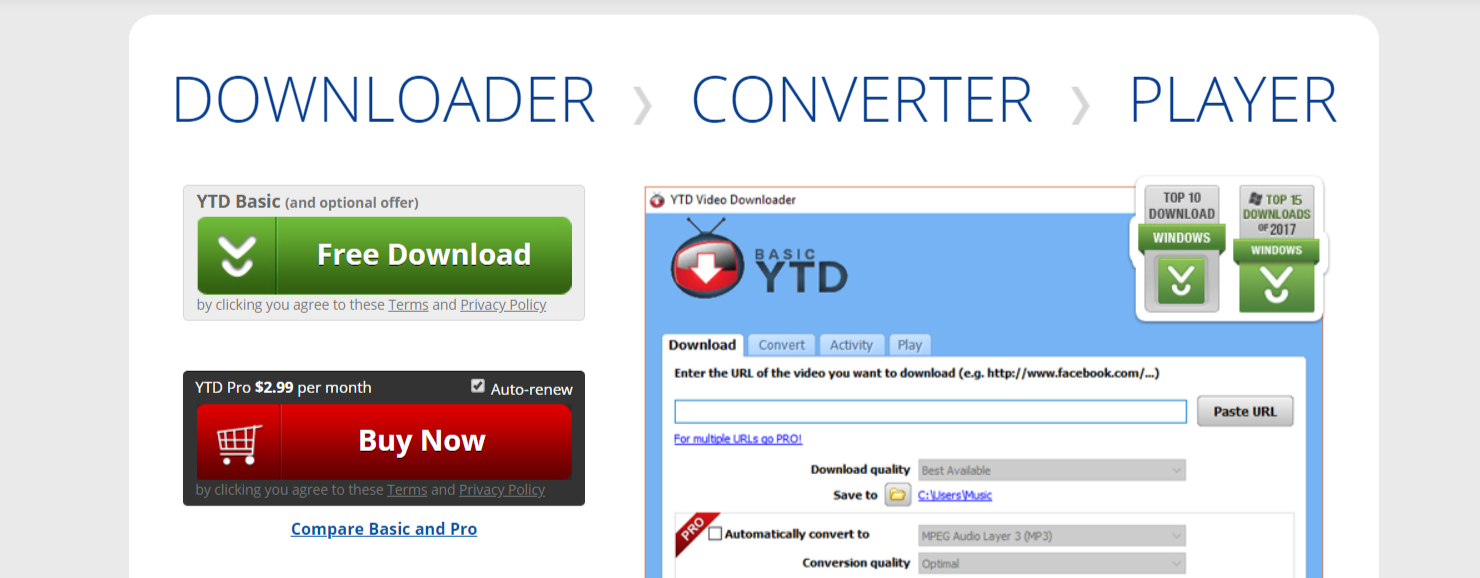 YTD- Facebook Video Downloader