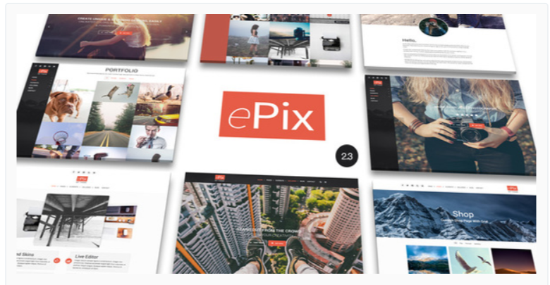 ePix- Photography WordPress Themes
