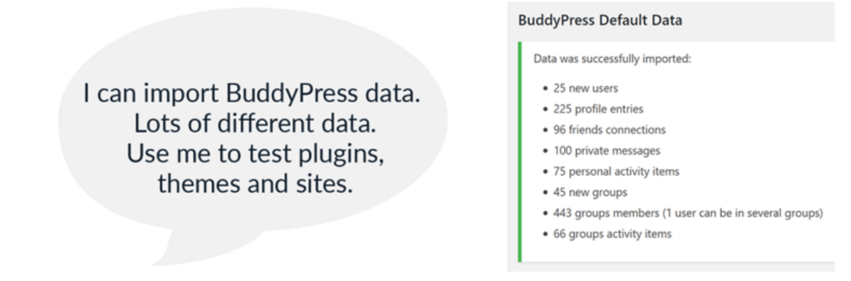 BuddyPress Default Data — Best BuddyPress Plugins