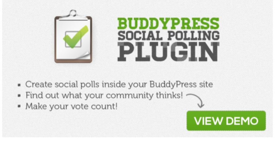BuddyPress Social Polling Plugin -Best BuddyPress Plugins 