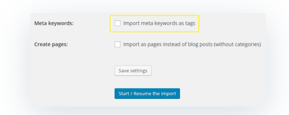 Import Meta Keywords- Migrate Joomla to WordPress