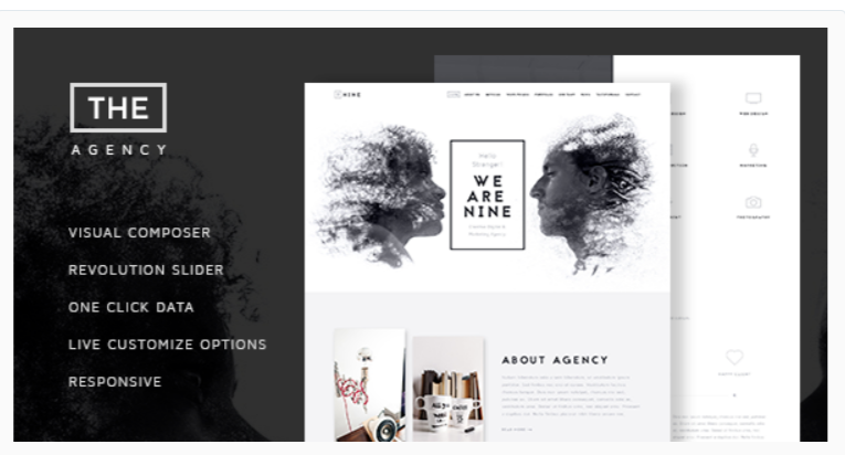 The Agency - Fashion WordPress Themes