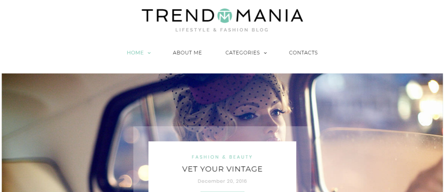 Trendomania Lifestyle - Fashion WordPress Themes