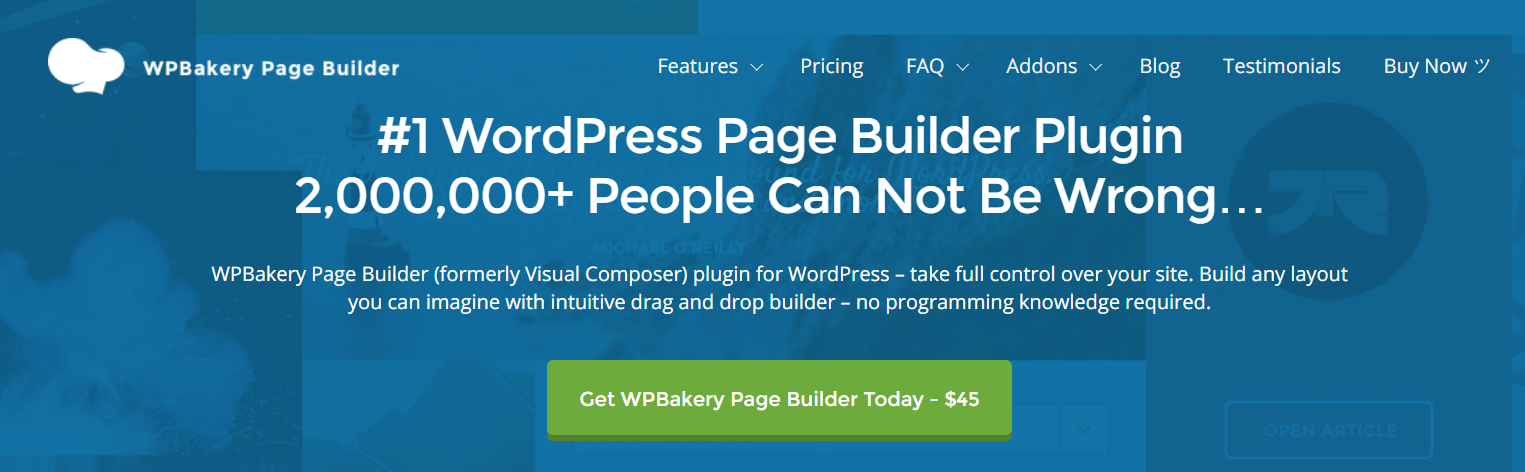  WPBakery - WordPress Page Builder Plugins