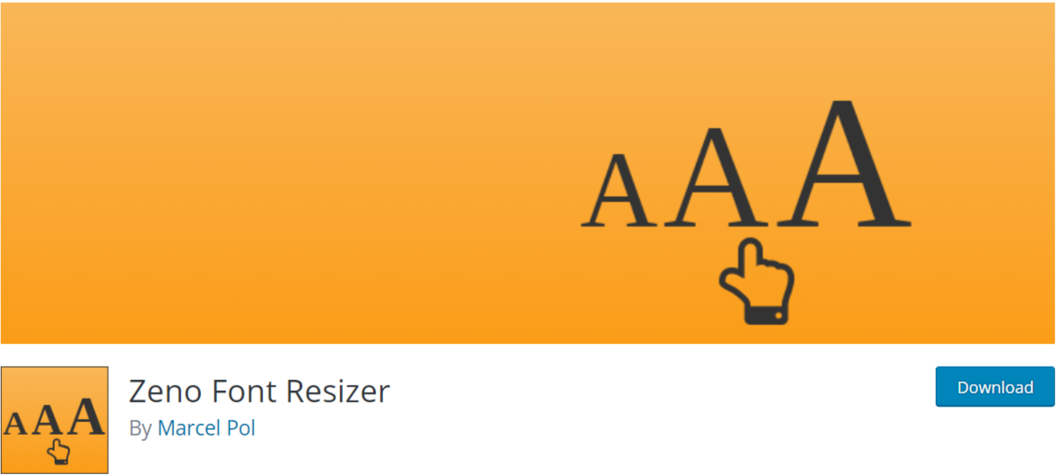 Zeno Font Resizer — Typography WordPress Plugins
