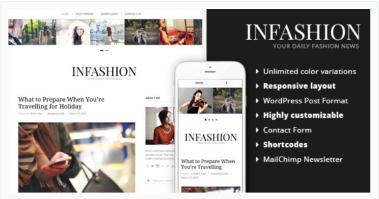 inFashion - Fashion WordPress Themes