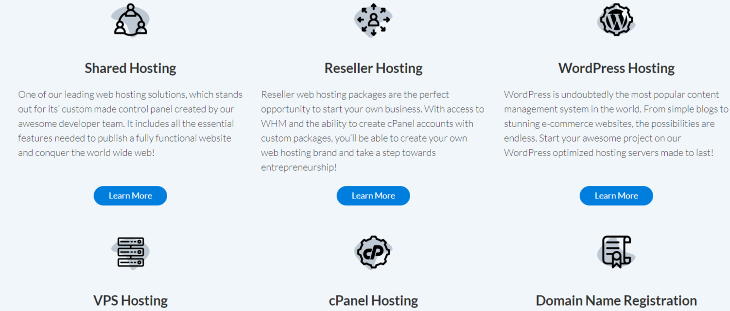 Products and Services- Hosting24 Review