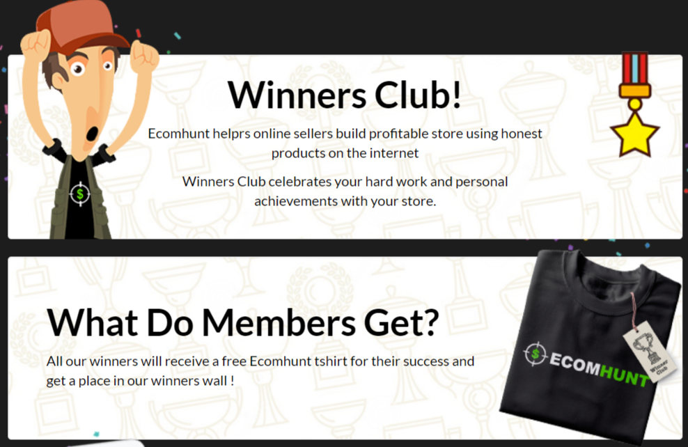 Winners Club- Ecomhunt Review