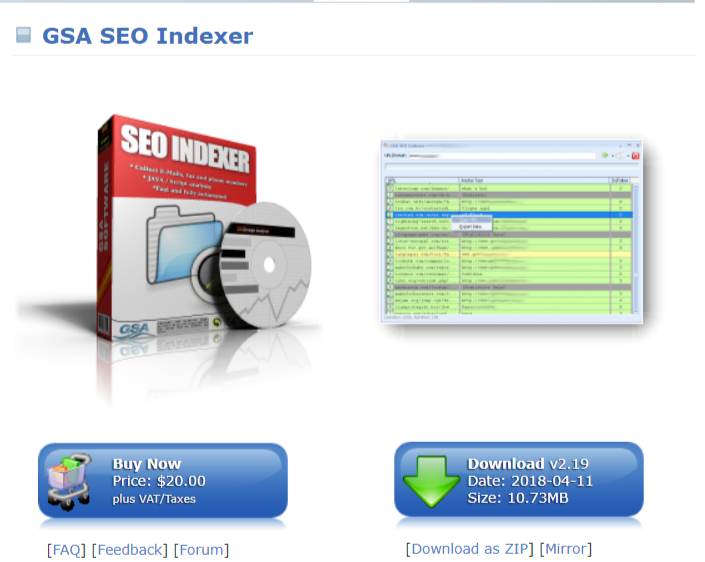GSA SEO Indexer- Pricing