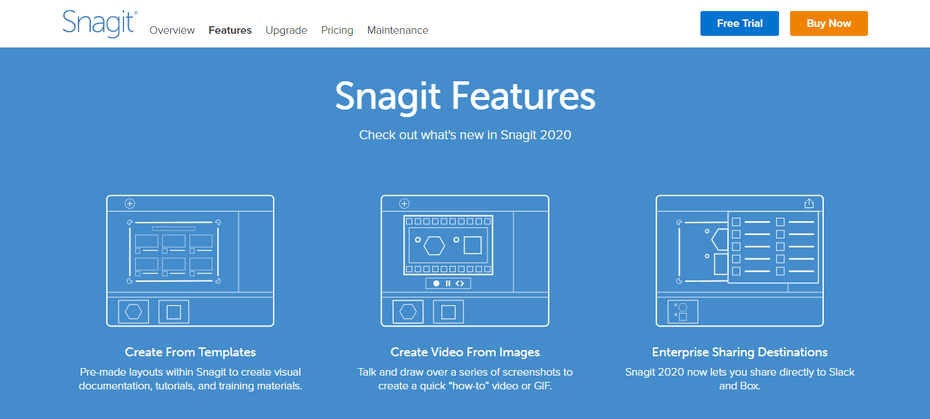 Snagit Features