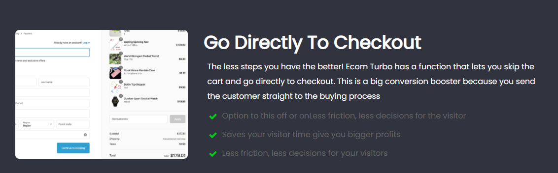 Turbo-Checkout