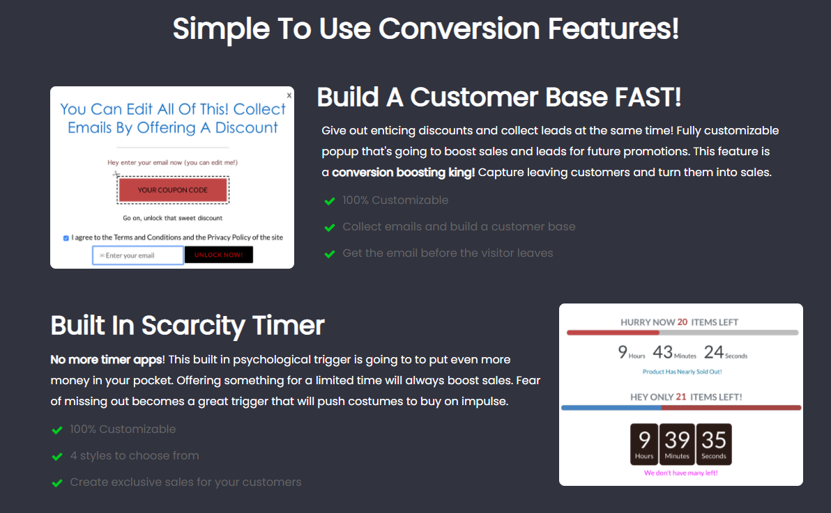 Turbo-Conversion Features