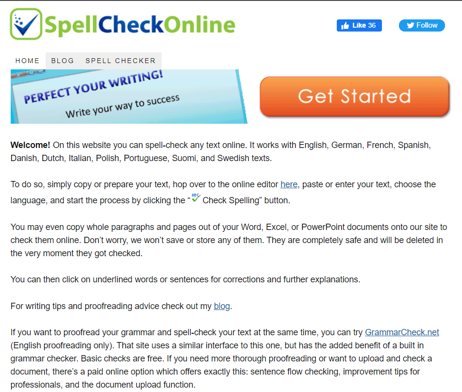 SpellCheckOnline