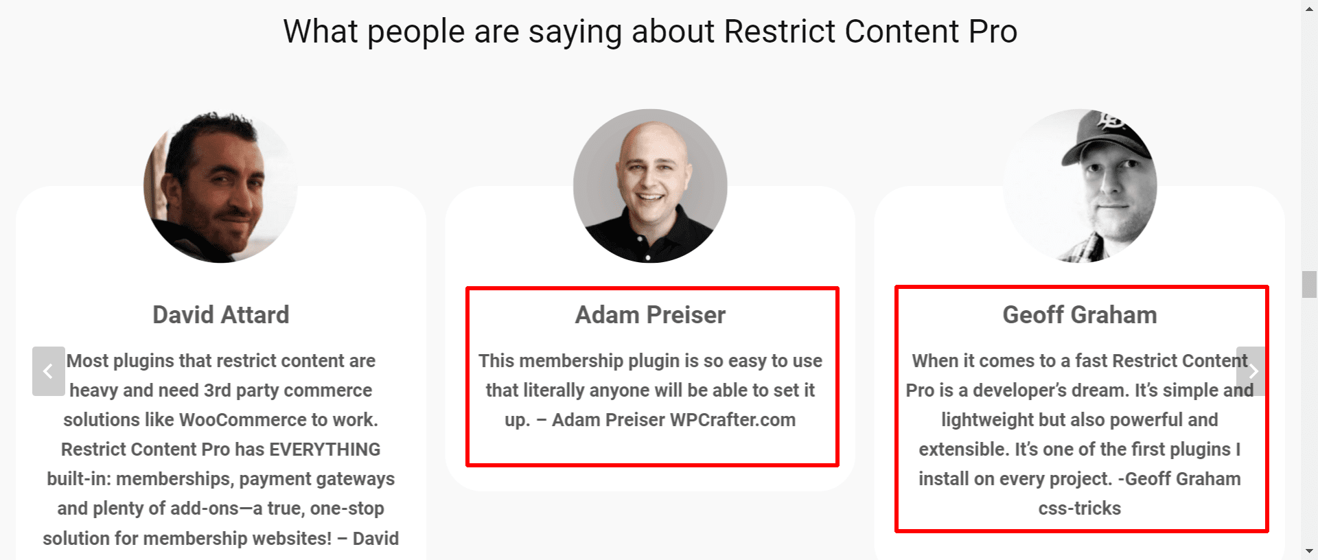 Restrict-Content-Pro-Review by Users