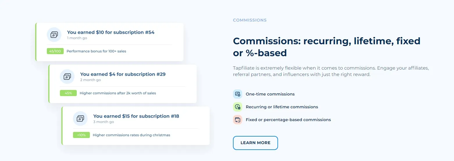 Custom Commission Structure