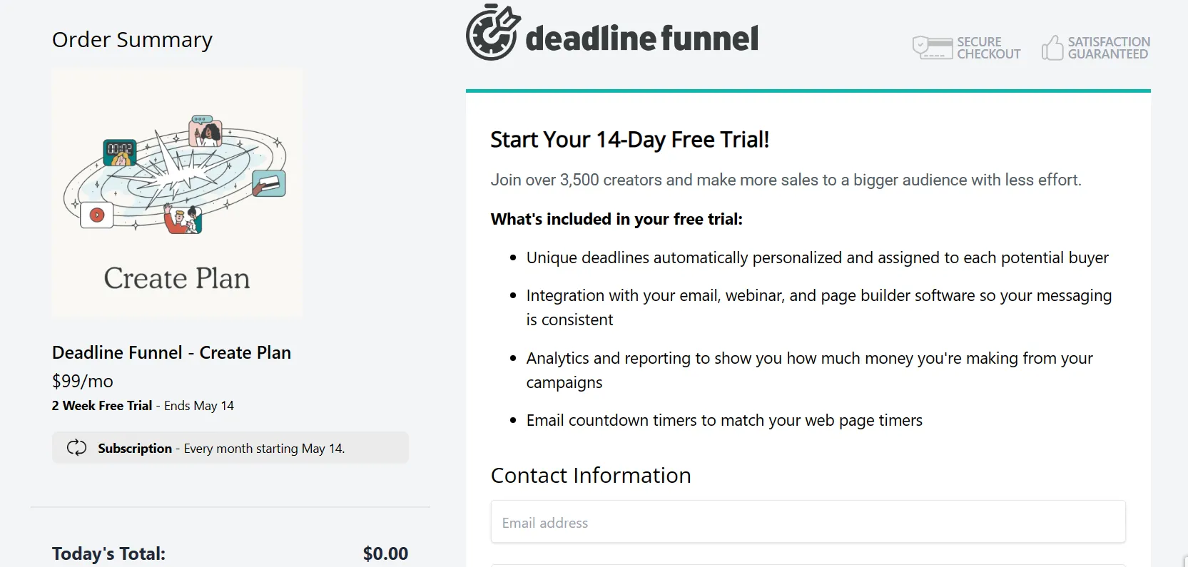 Deadline Funnel Free Trial- Start Now