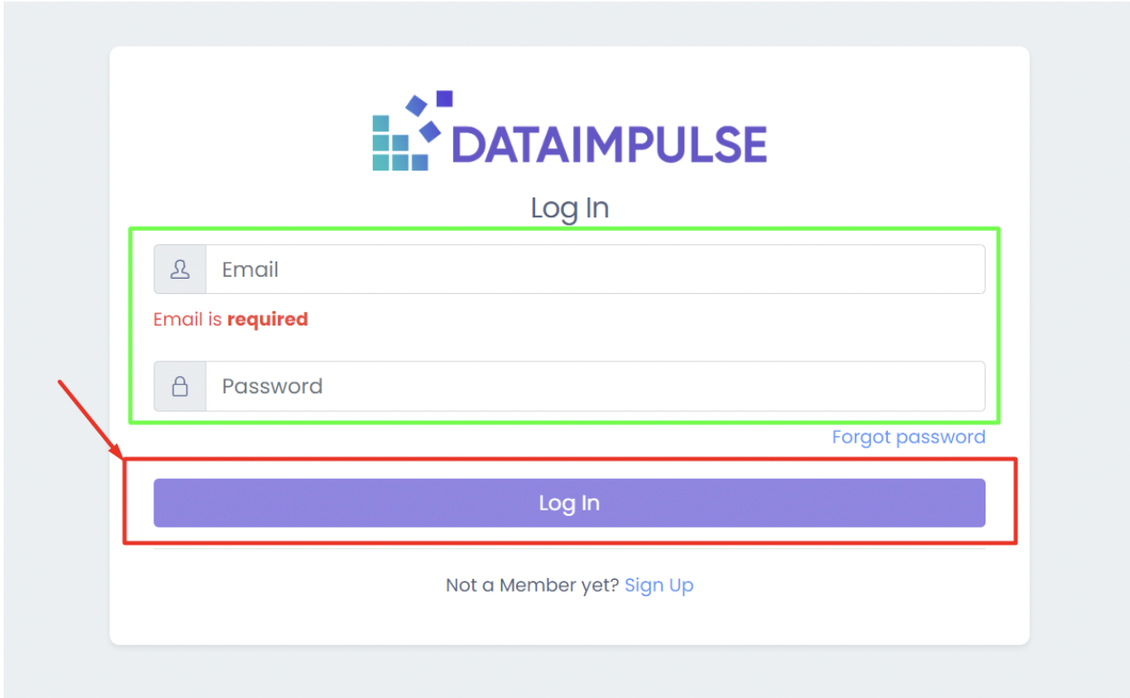 DataImpulse Login