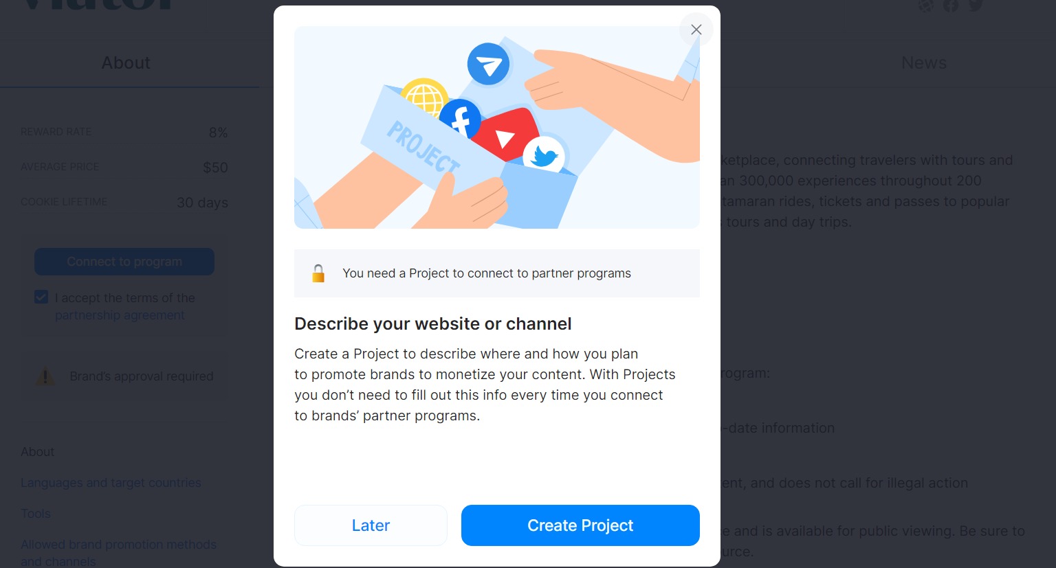 create a project