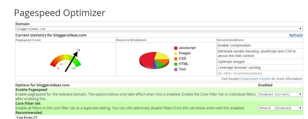 Asmallorange cpanel overview