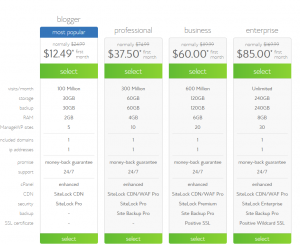 Bluehost Optimized Hosting for WordPress